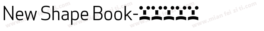 New Shape Book字体转换